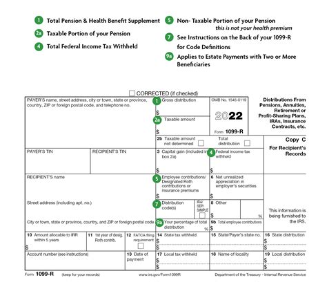 is a 1099 r taxable